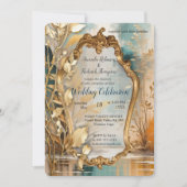 Artistieke Aziatische Oosterse Golven & Sceneries Kaart (Voorkant)