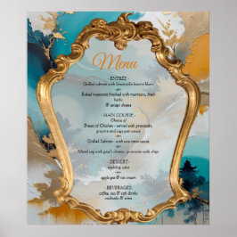 Artistieke Aziatische Oosterse Golven & Sceneries Poster