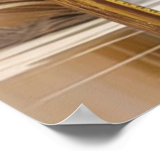 Artistieke Aziatische Oosterse Golven & Sceneries Poster (Hoek)