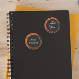 Artistieke Basketbal Sport Aangepaste Naam Kindere Labels