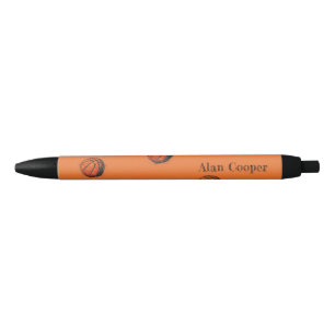Artistieke Basketbal Sport Aangepaste Naam Kindere Zwarte Inkt Pen