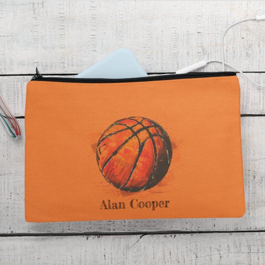 Artistieke Basketbal Sport Custom Kinderen Etui