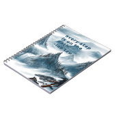 Artistieke bergschilderende Inspirerend prijsopgav Notitieboek (Linkerzijde)