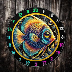 Artistieke Betta Bliss Dartboard Design Dartbord