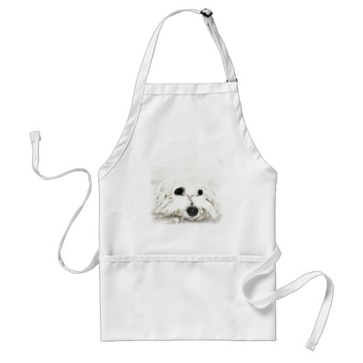 Artistieke Bichon spp. Standaard Schort (Voorkant)