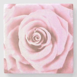 Artistieke Big Bleek Roze Rose Stenen Onderzetter