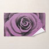 Artistieke Big Dark Lavender Roos Bad Handdoek (Handdoek)