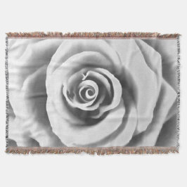 Artistieke Big White Rose Deken