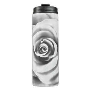 Artistieke Big White Rose Thermosbeker