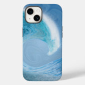 Artistieke blauwe golf Case-Mate iPhone case (Achterkant)