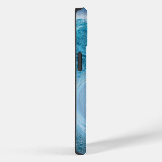 Artistieke blauwe golf Case-Mate iPhone case (Achterkant / Rechts)