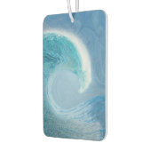 Artistieke blauwe golf luchtverfrisser (Links)