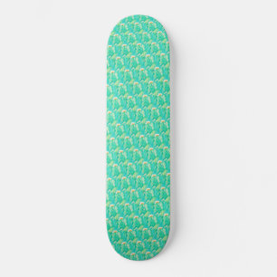 artistieke bloemenprint persoonlijk skateboard