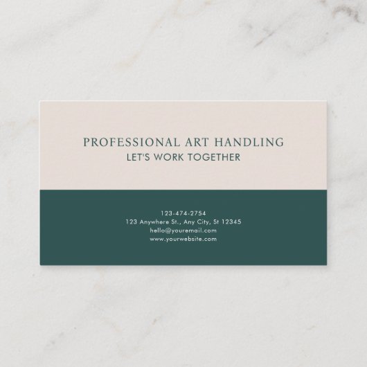 Artistieke Boheemse Wildflower Folk Art Visitekaartje (Achterkant)