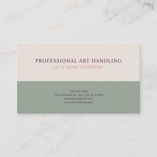 Artistieke Boheemse Wildflower Folk Art Visitekaartje (Achterkant)