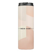 Artistieke Boho Botanische Koffiekop Reisbeker Thermosbeker (Achterkant)