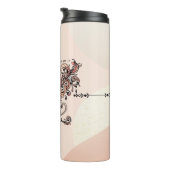 Artistieke Boho Botanische Koffiekop Reisbeker Thermosbeker (Geroteerd rechts)
