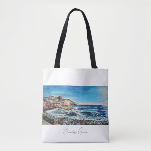 artistieke boodschappentas tote bag (Voorkant)