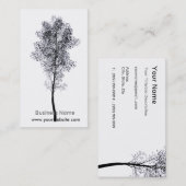 Artistieke boom visitekaartje (Voorkant / Achterkant)