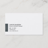 Artistieke Boom (wit) Visitekaartje (Achterkant)