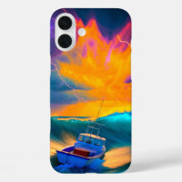 Artistieke boot telefoonhoesjes