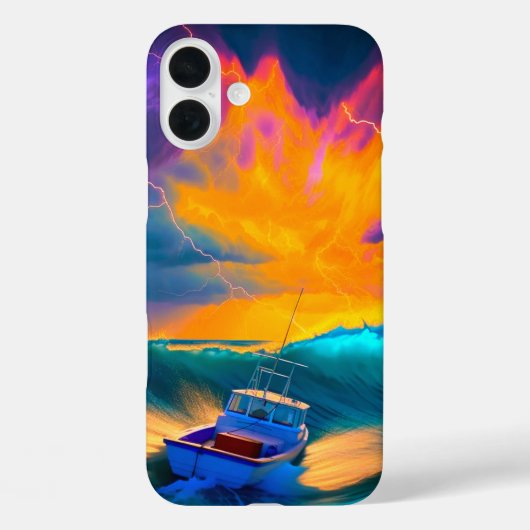 Artistieke boot telefoonhoesjes Case-Mate iPhone case (Achterkant)