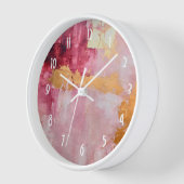 Artistieke borstel streken goud en roze (Hoek)