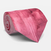 Artistieke borstel streken goud en roze stropdas (Opgerold)