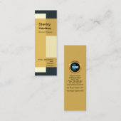 Artistieke bouwstenen mini visitekaartje (Voorkant / Achterkant)