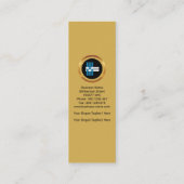 Artistieke bouwstenen mini visitekaartje (Achterkant)