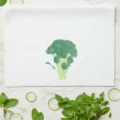 Artistieke broccoli keukenhanddoeken (Gevouwen)