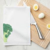 Artistieke broccoli keukenhanddoeken (Quarter Fold)