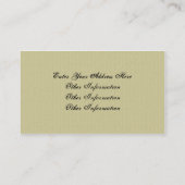 Artistieke Bunny Swirls- Visitekaartje (Achterkant)