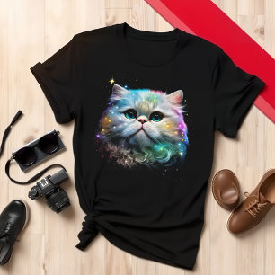 Artistieke Cat T-shirt Cat Lovers