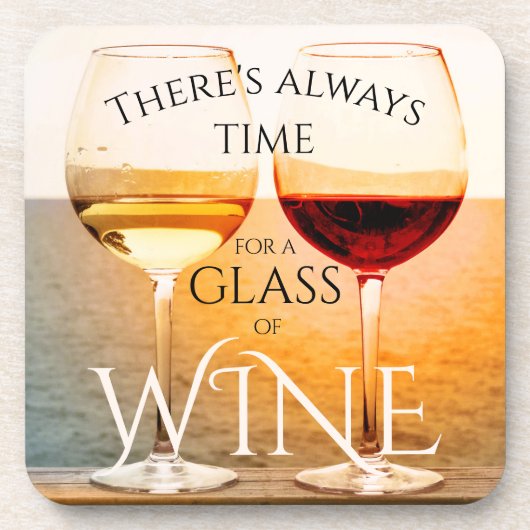 Artistieke Cheers Ocean and Wine Onderzetters (Voorkant)