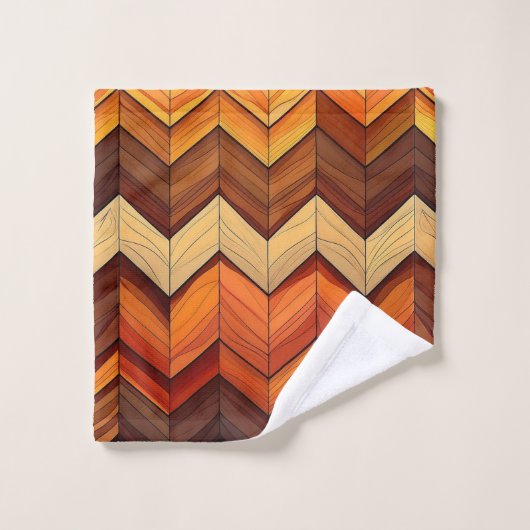 Artistieke Chevron Bad Handdoek (Wasdoekje)