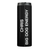 Artistieke Chihuahua Thermosbeker (Achterkant)