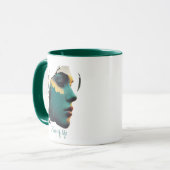 Artistieke Cityscape Profiel Combo Mok (Voorkant links)