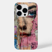 Artistieke Collage Beauty Gezicht Abstract Case-Mate iPhone Case (Achterkant)