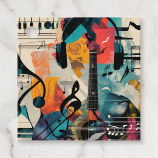 Artistieke collages 1 bedankjes labels