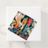 Artistieke collages 1 bedankjes labels (In situ)