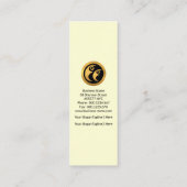 Artistieke Columnar Building Blocks CEO Founder Mini Visitekaartje (Achterkant)