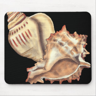 Artistieke Conch Shells Muismat