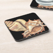Artistieke Conch Shells Onderzetter (Linkerzijde)
