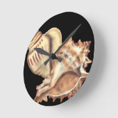 Artistieke Conch Shells Ronde Klok (Hoek)