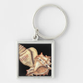 Artistieke Conch Shells Sleutelhanger (Voorkant)