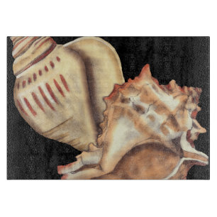 Artistieke Conch Shells Snijplank