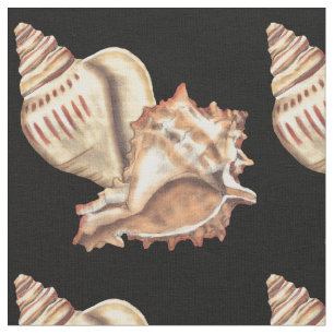 Artistieke Conch Shells Stof