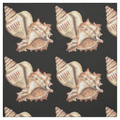 Artistieke Conch Shells Stof (Swatch)