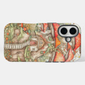 Artistieke Creatieve Paddestoel Woning Illustratie Case-Mate iPhone Case (Achterkant (horizontaal))